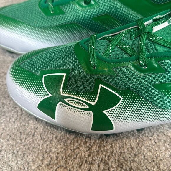 Men’s Under Armour Highlight MC Green Football Cleats Size 13 3000177-103 NEW main image 5